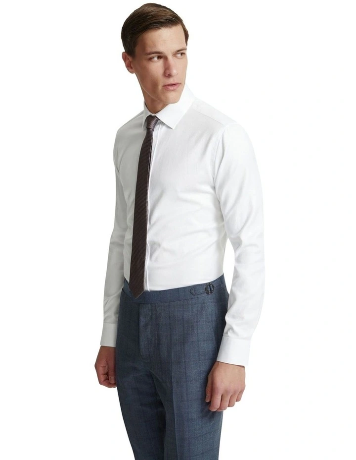 Beckton Luxury Twill Shirt in White