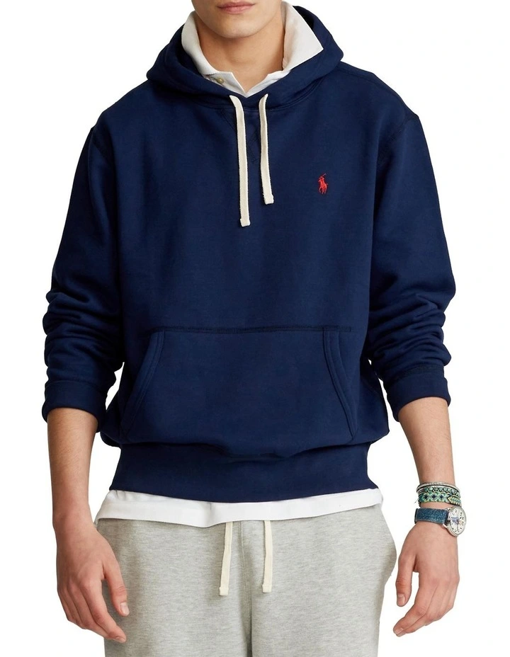 The RL Fleece Hoodie Blue