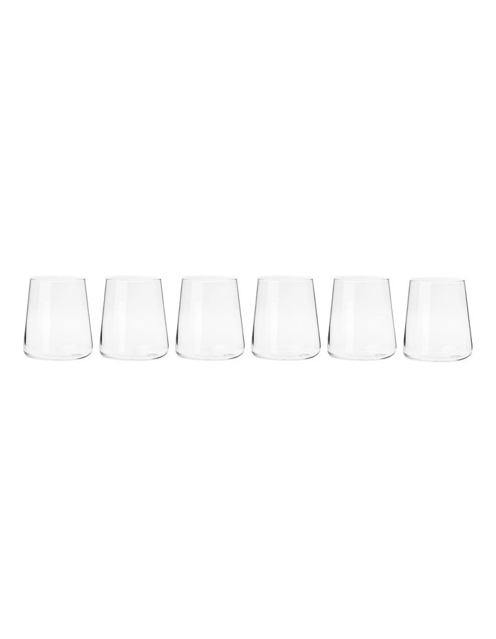Avant Garde Tumbler Set Gift Boxed 6 Piece 380ml in Clear