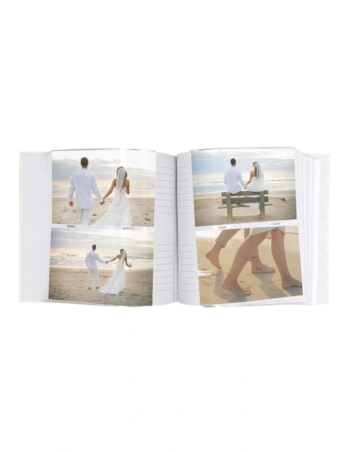 Glamour Photo Album 200 Photo Capacity in White