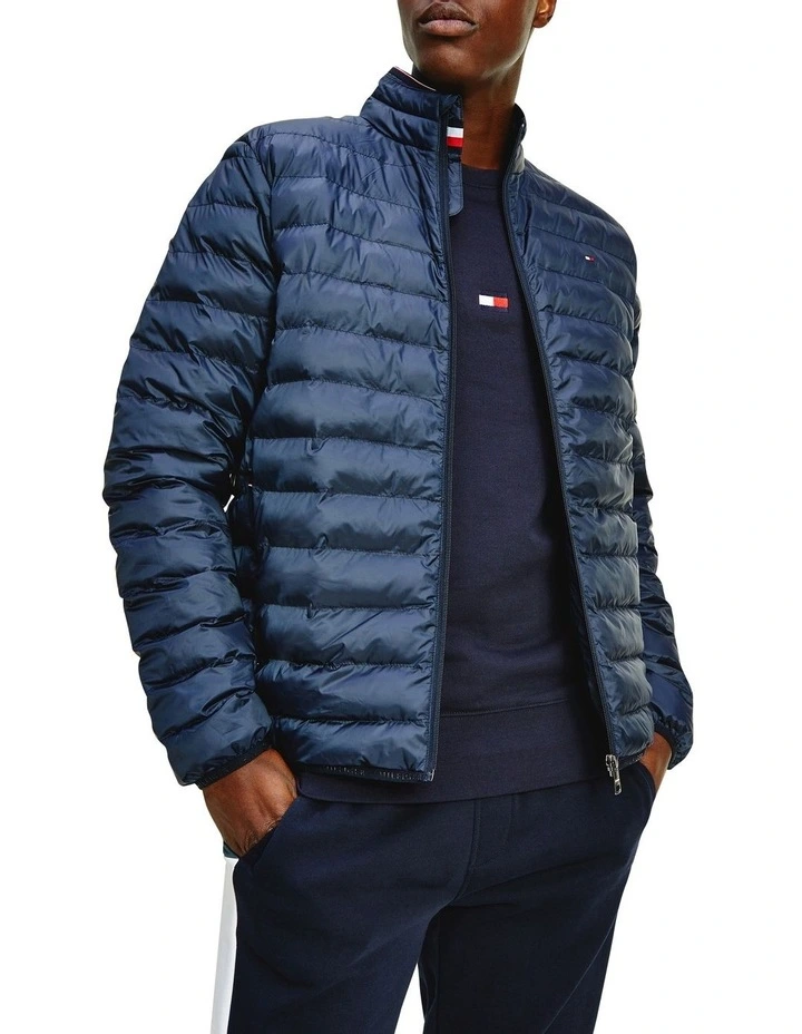 Core Packable Circular Jacket in Navy