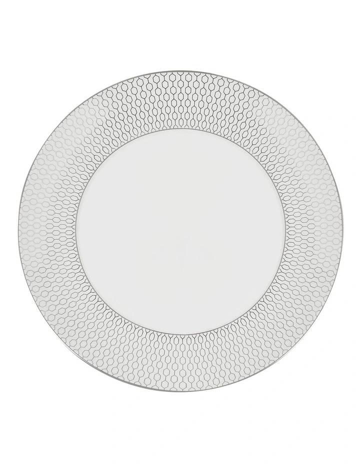 Gio Platinum Plate 20cm in White