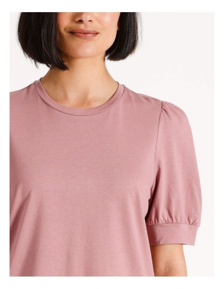 Kerry Organic Cotton Top in Nostalgia Rose