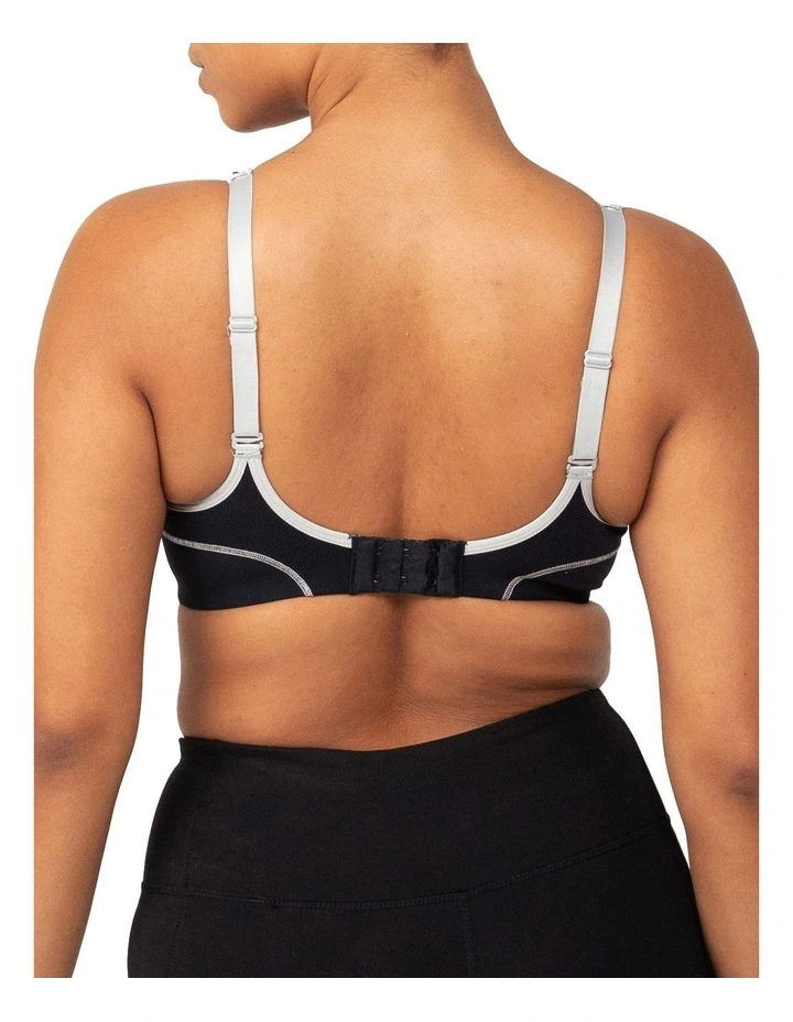 Triaction Performance Wired Sports Bra in Black