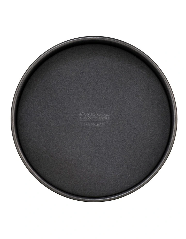 Baker Maker Non-Stick Loose Base Round Sandwich Pan 20.5cm in Black