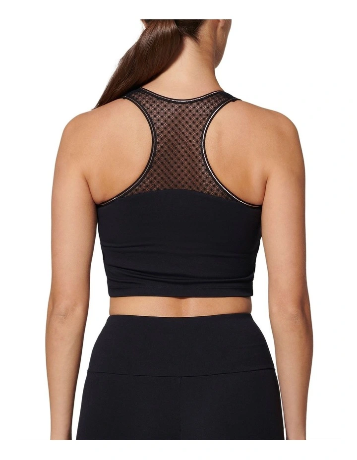 Harmony Racerback Tank Top in Black