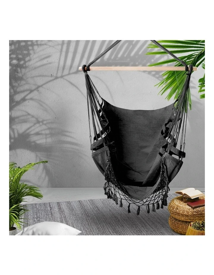 Hanging Hammock Chair in Grey