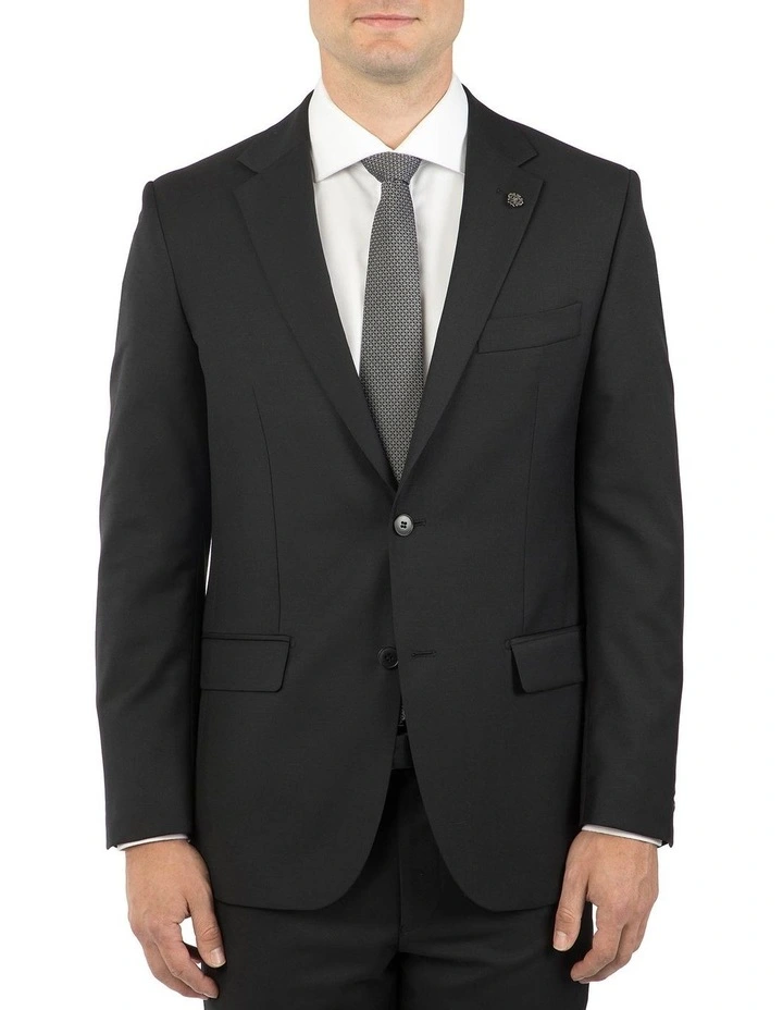 Modern Fit Hardwick Black Jacket F262