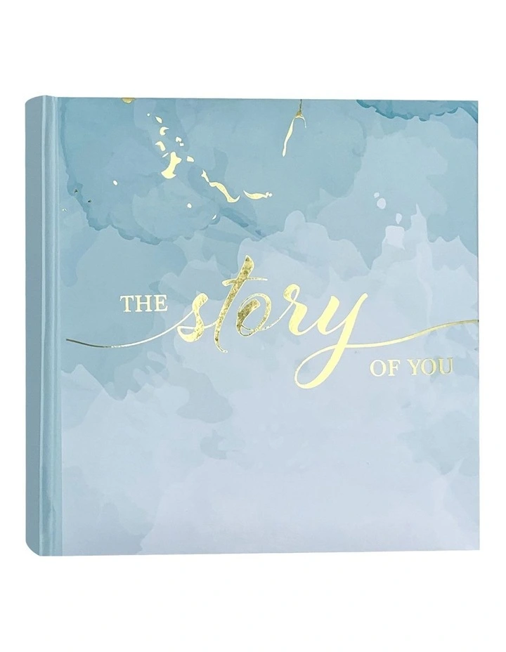 200 Capacity 4x6" Story Photo Album in Candy Blue