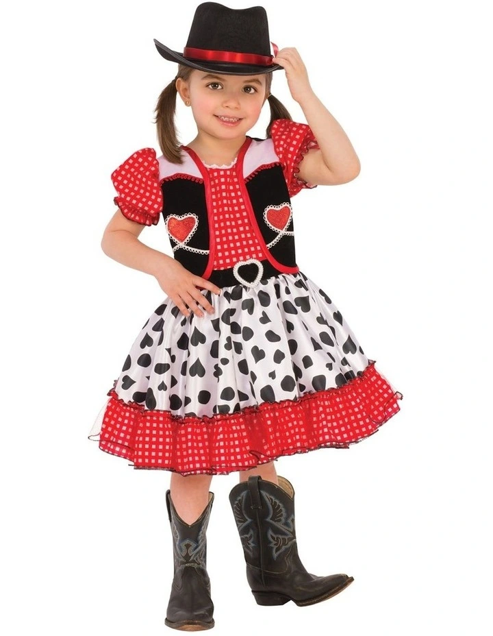 Western Cowgirl Costume in Multi