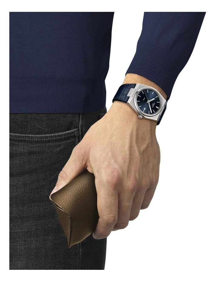 PRX T1374101604100 Watch in Blue Leather