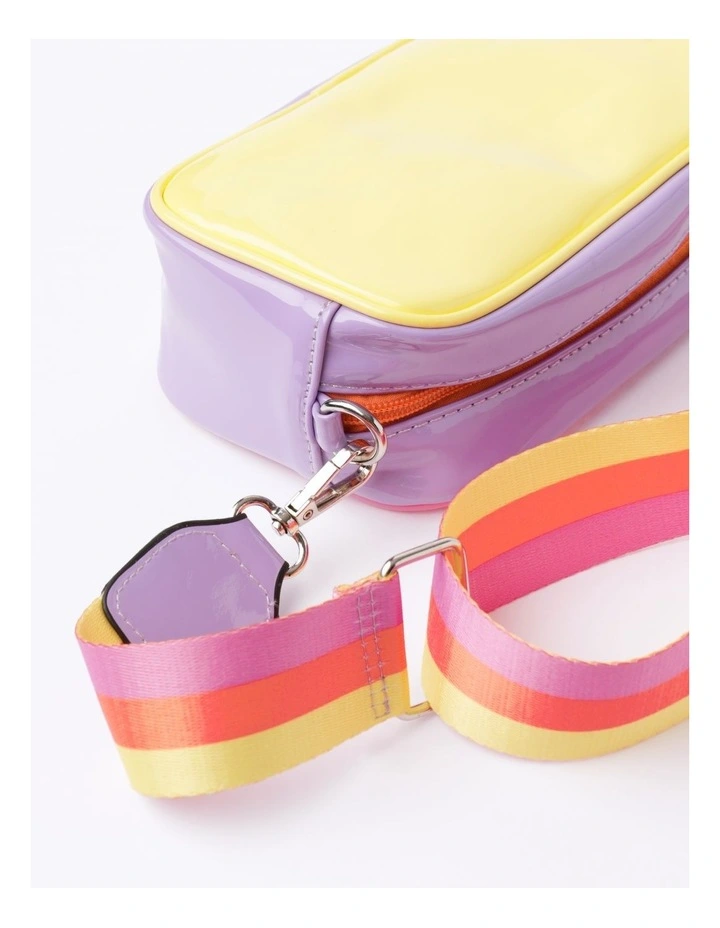 PU Crossbody Bag In Rainbow