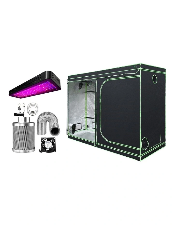 Grow Tent 2000W LED Grow Light Mylar 6" Ventilation