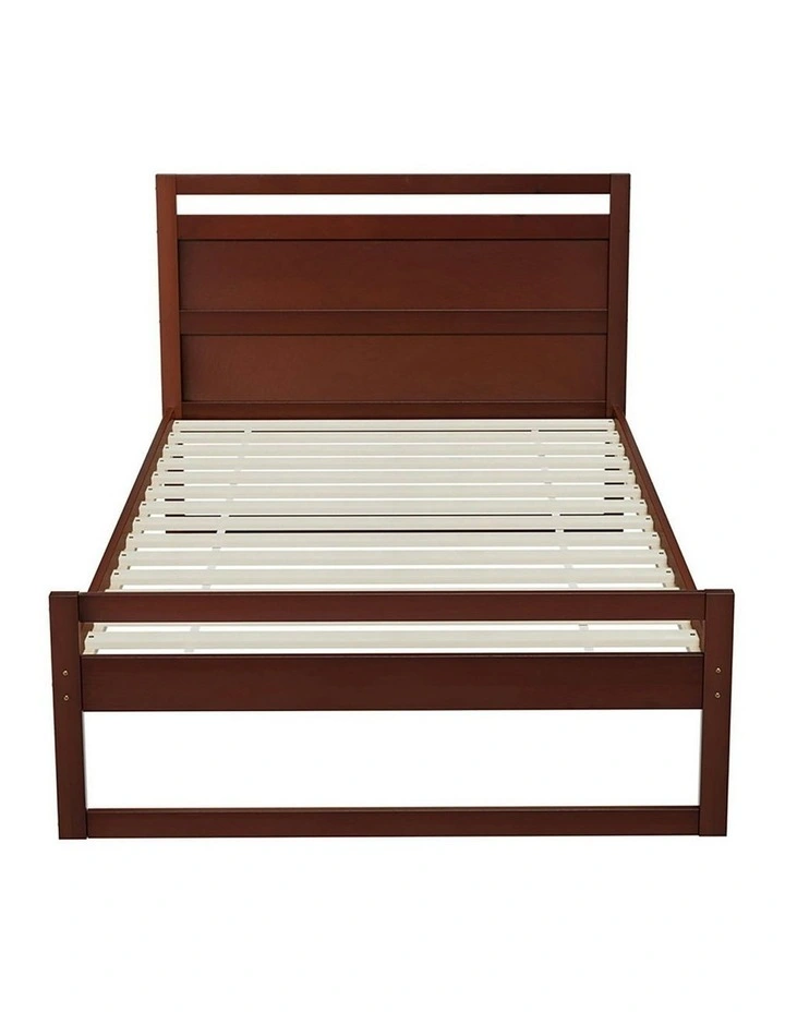 Witton Wooden Bed Frame King Single Size in Walnut