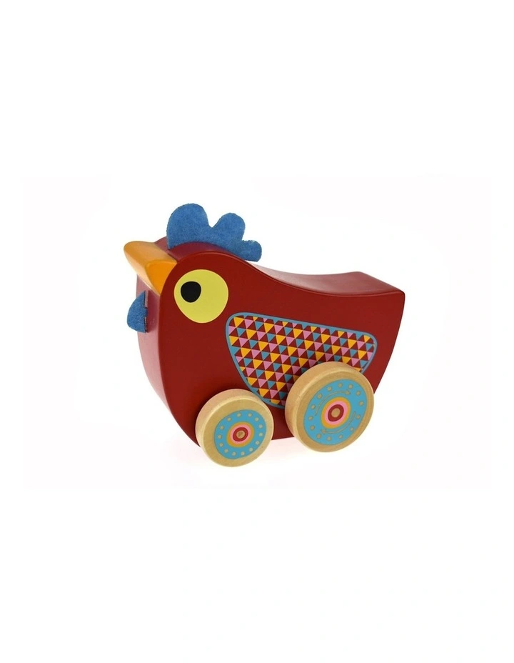 Chicken Wind N Walk Music Box