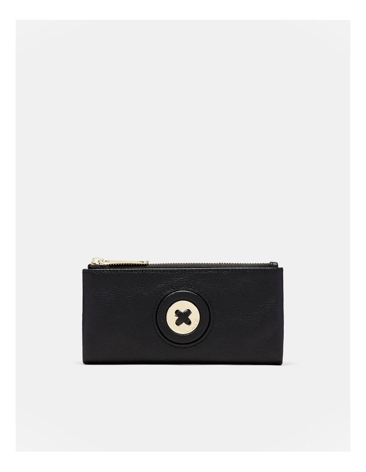 Mim-mazing Large Wallet in Black Light Gold