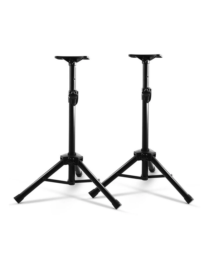 Adjustable Speaker Stands Set Of 2 Black