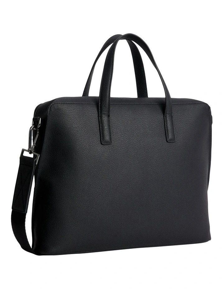 Diagonal Laptop Bag in Black