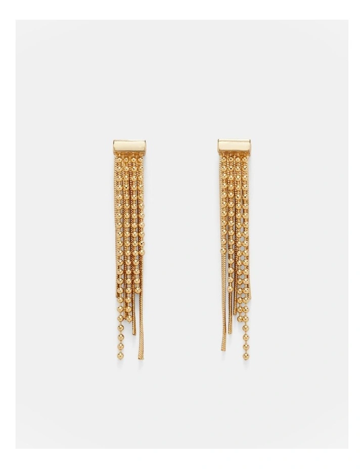 Urban Drop Earrings in Gold