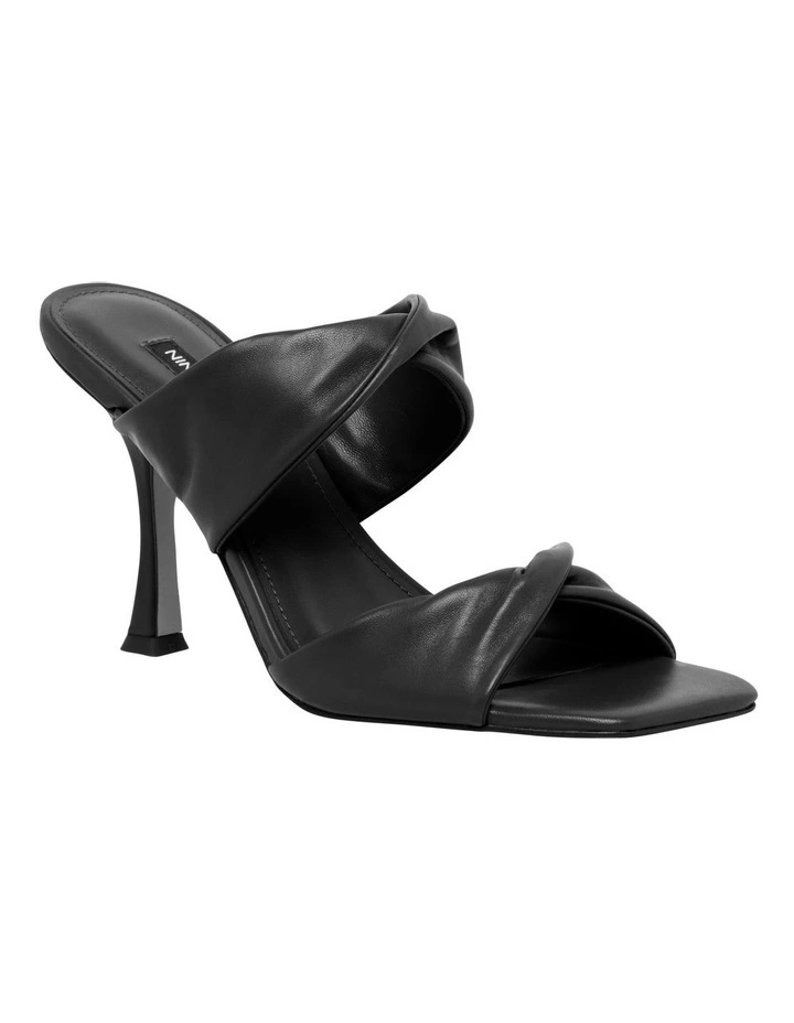 Seeya Heeled Sandal in Black
