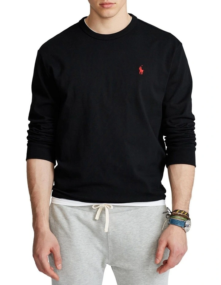 Classic Fit Heavyweight Jersey T-Shirt Black