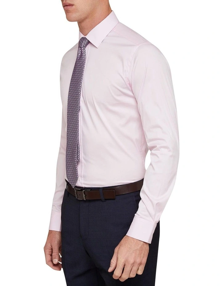 Pink Stretch Travel Shirt in Pink