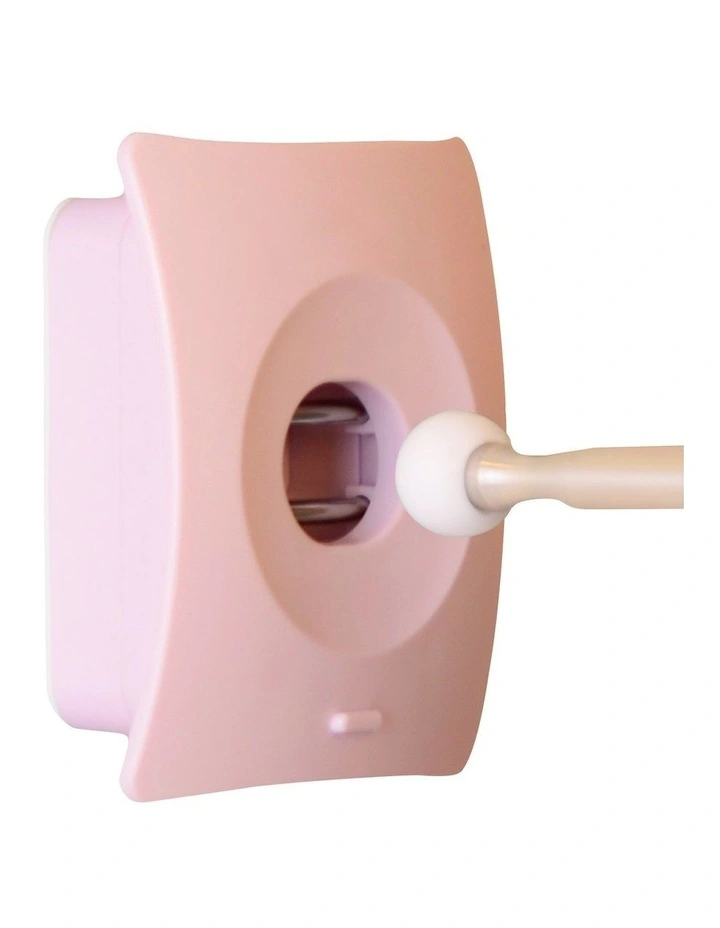 Wall Mount Catchhole and Door Stopper Set in Pink