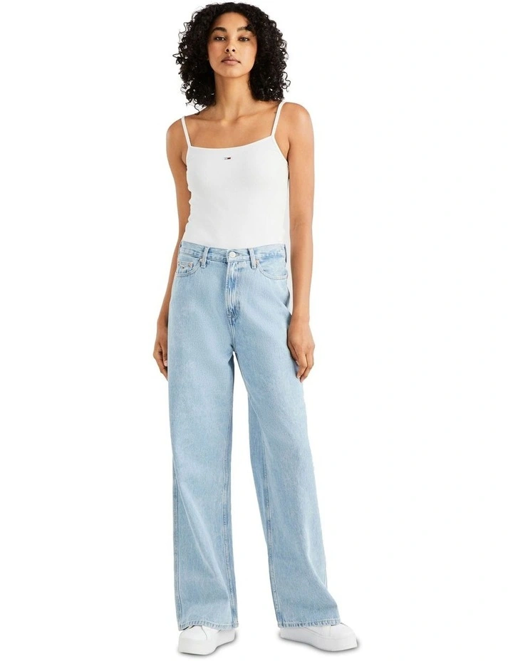 Claire High Rise Wide Jeans in Blue