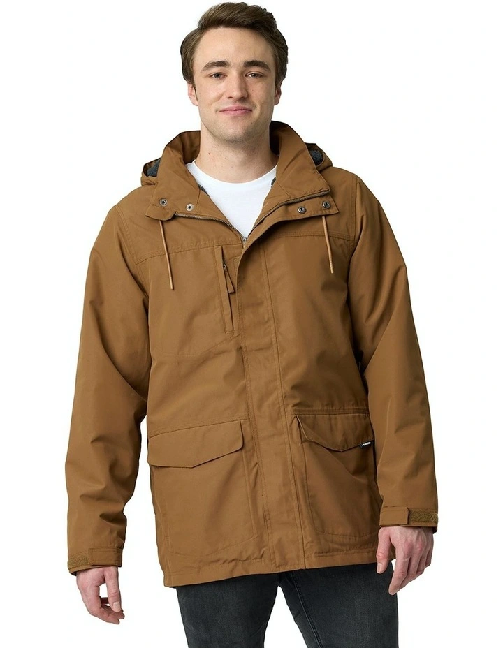 Altair Waterproof Coat in Tobacco