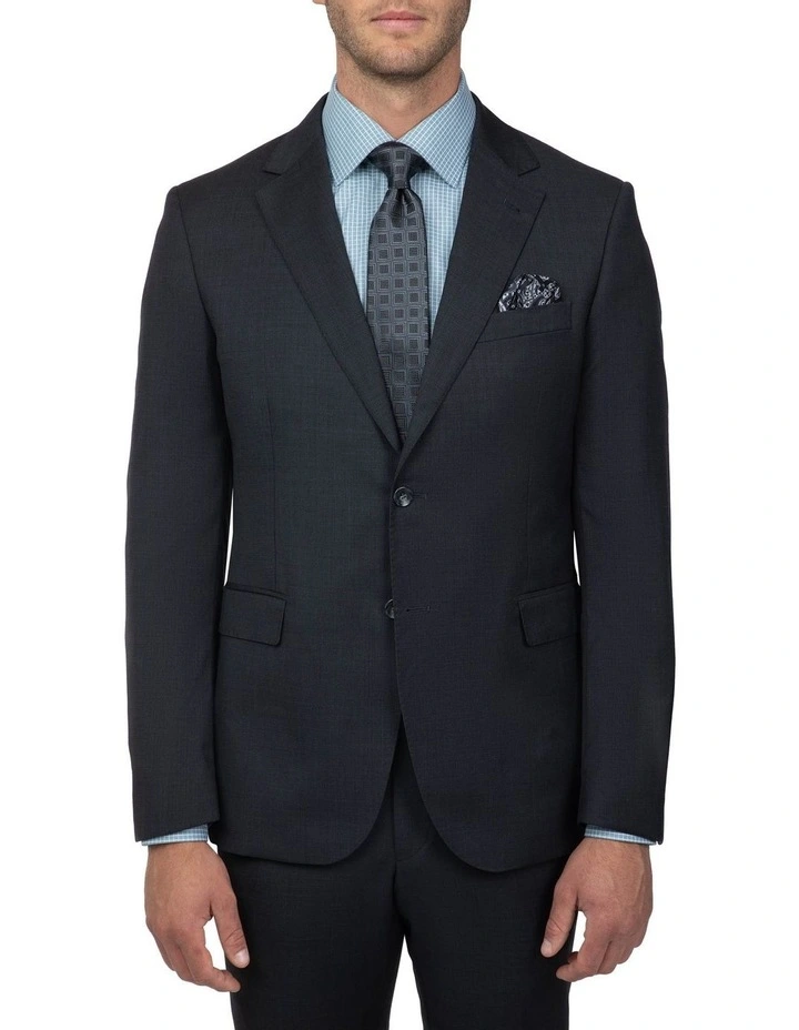 Tailored Fit Stefano Charcoal Jacket FCJ351