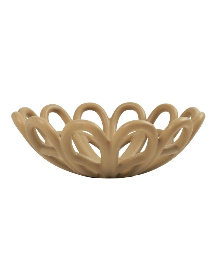 Albany Fruit Bowl 30x10cm in Pearl