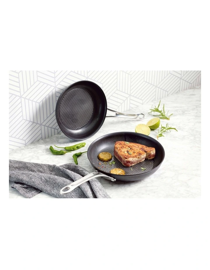 Nonstick Induction Skillet 21/25cm Twin Pack in Black