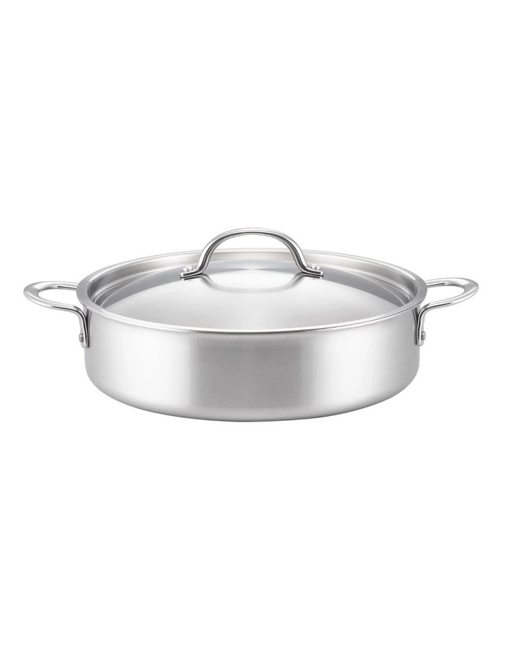 Per Amore Clad Stainless Steel Induction Covered Sauteuse 30cm/4.7L
