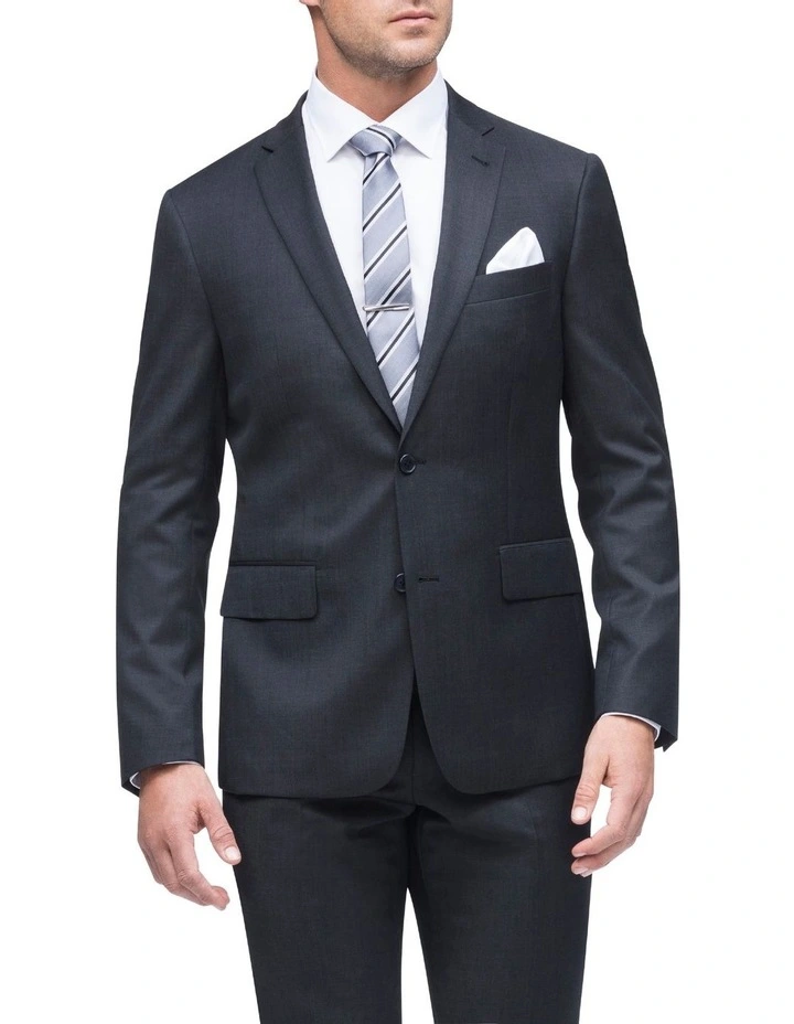 Tailored Suit Jacket in Charcoal