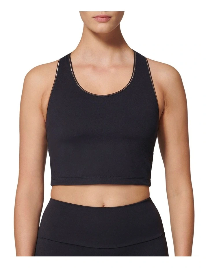 Harmony Racerback Tank Top in Black