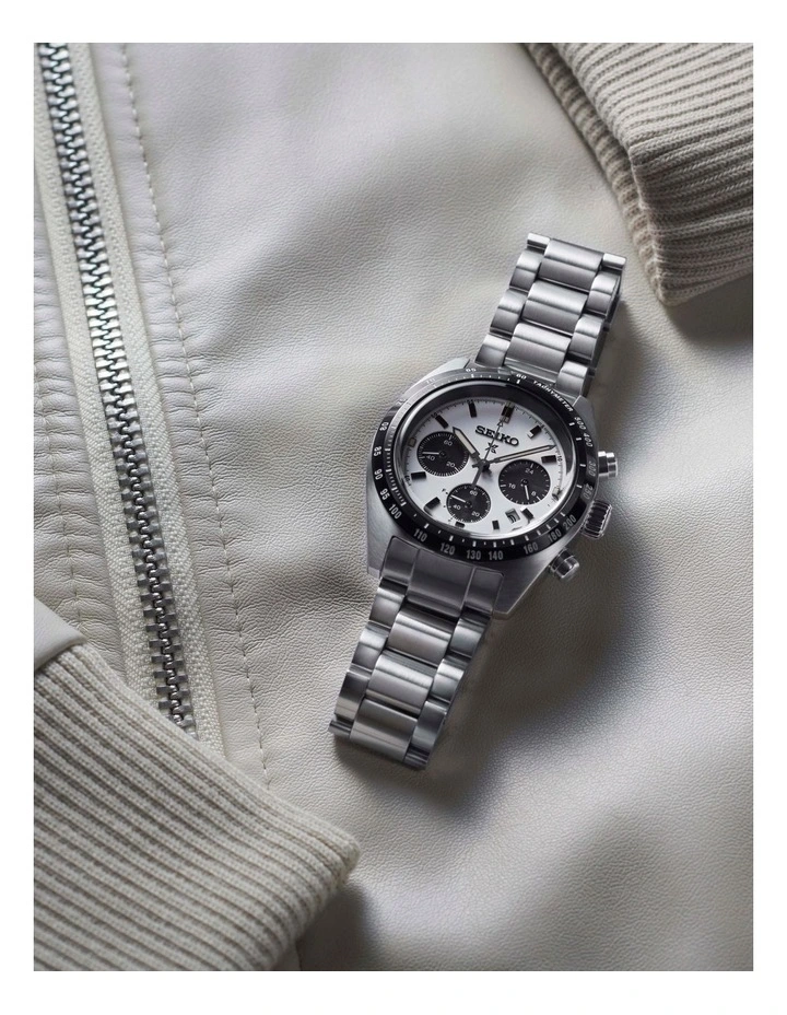 Prospex Speedtimer Solar Chronograph SSC813P Watch In Silver