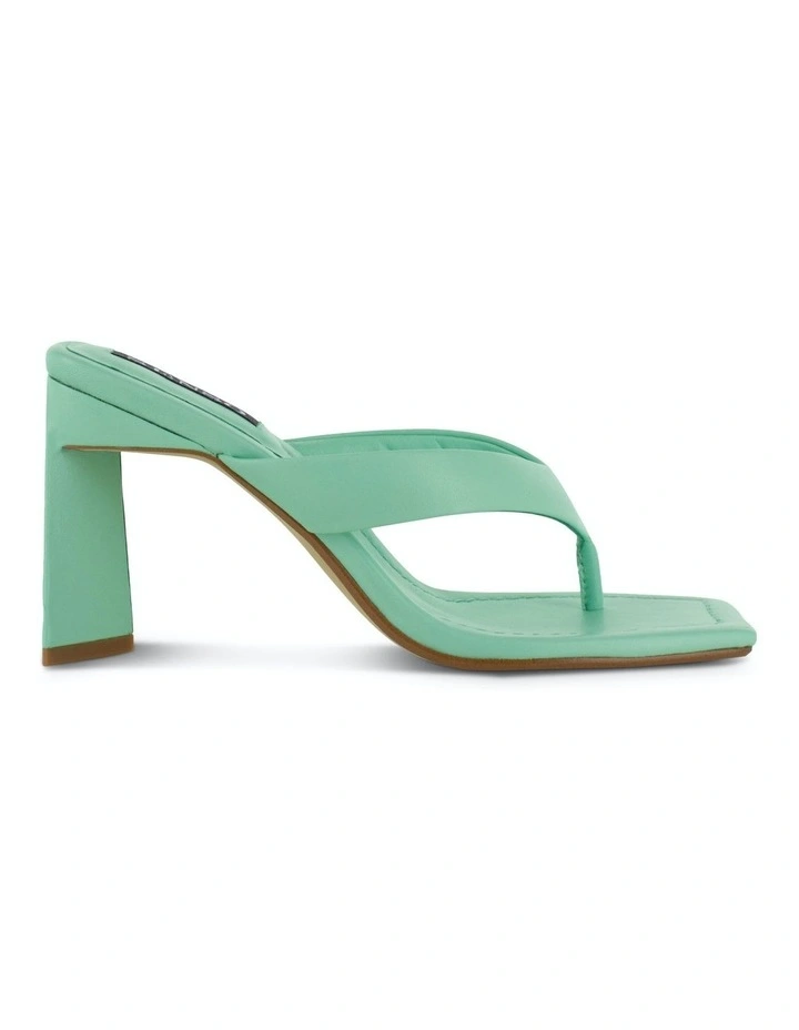 Vale Heeled Sandals in Green