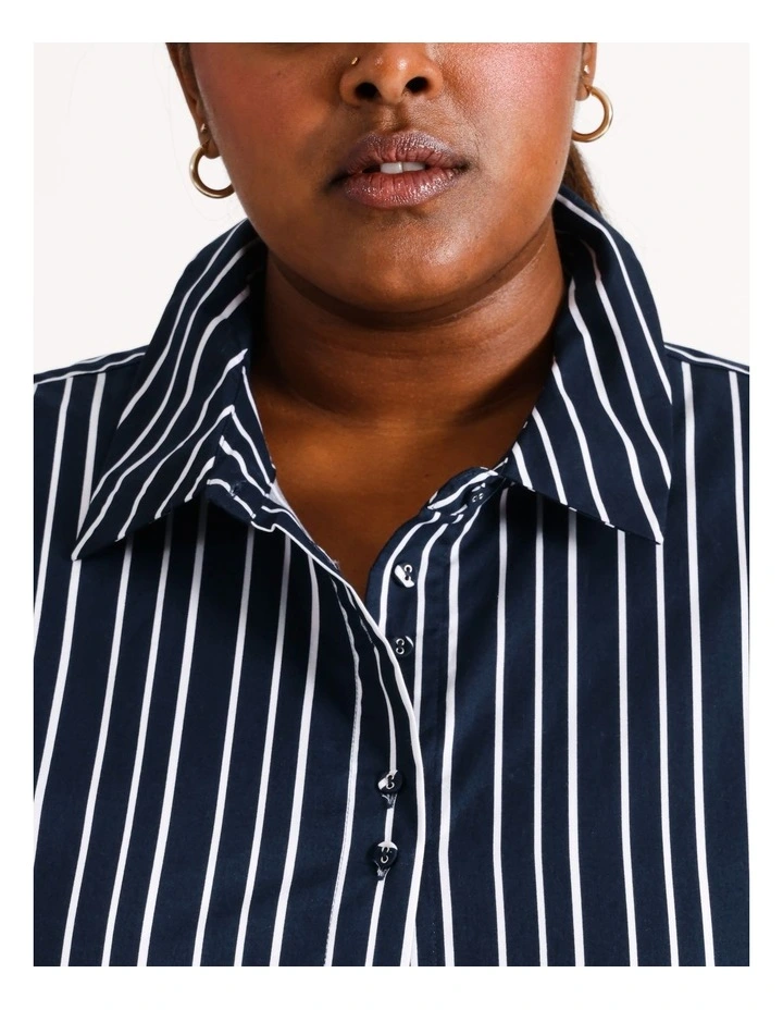 Organic Cotton Shirt in Navy