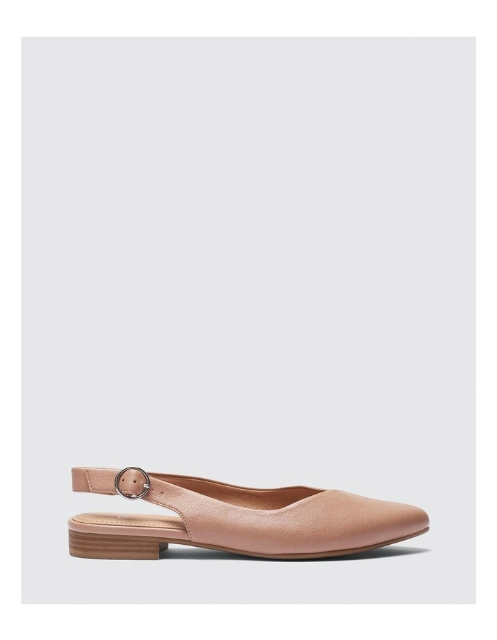 Enya Flat ballet in Almond