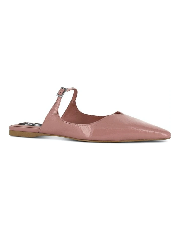 Kelly Flat Mules in Pink