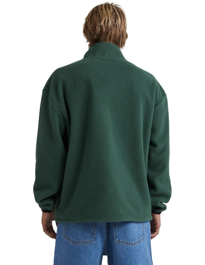 Saturn Half-Zip Sweatshirt in Forest