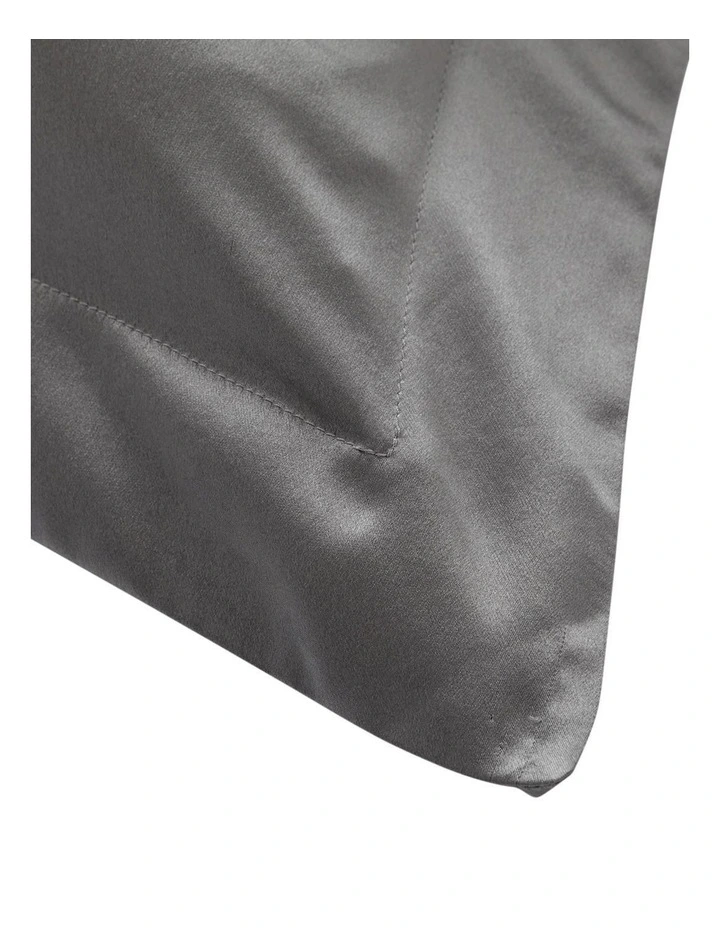 Lanham Silk Tailored Pillowcase in Flint