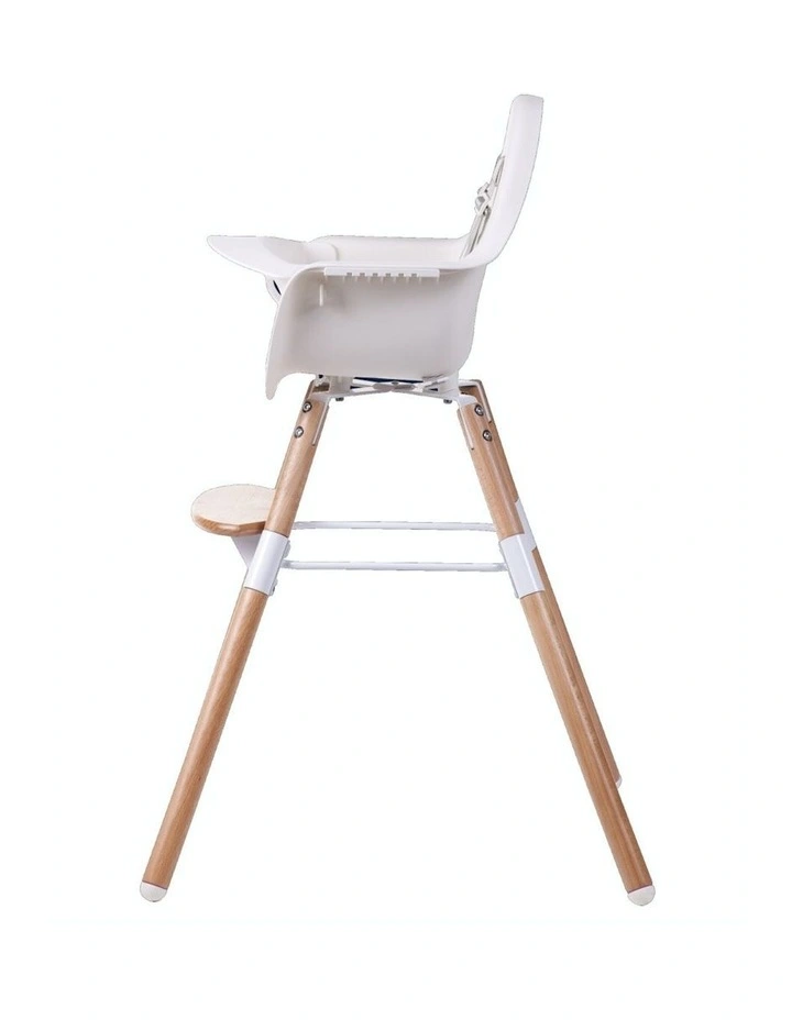 Evolu 2 Baby High Chair With Foot Rest 6m-6y in White