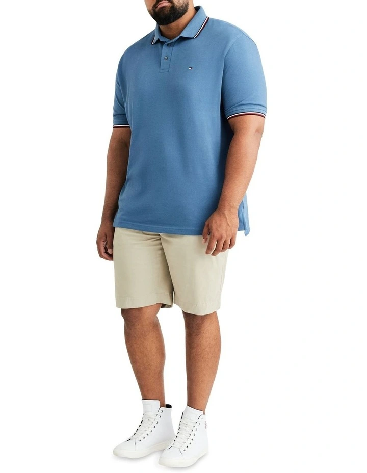 Big & Tall 1985 Collection Madison Twill Shorts in Grey