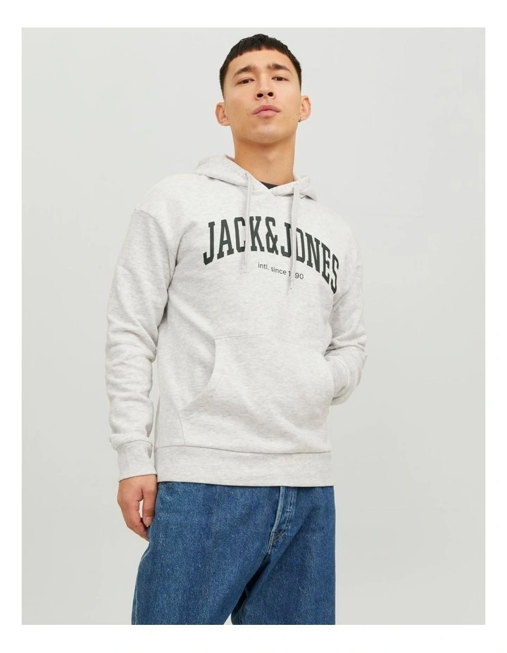Josh Hooded Sweatshirt in White