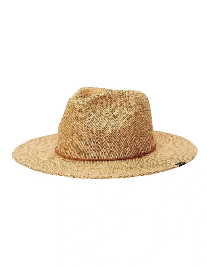 Crushy Straw Khaki Hat