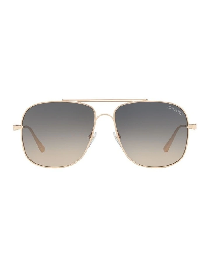 FT0669 Gold Sunglasses