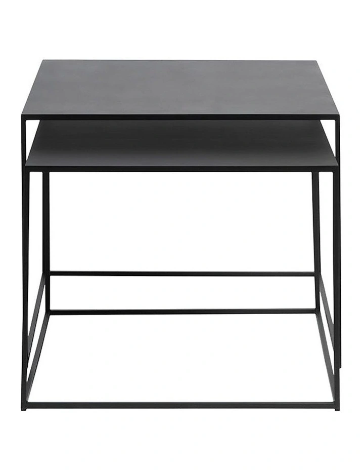 Pebble Nest 65x60cm 2-Set in Black