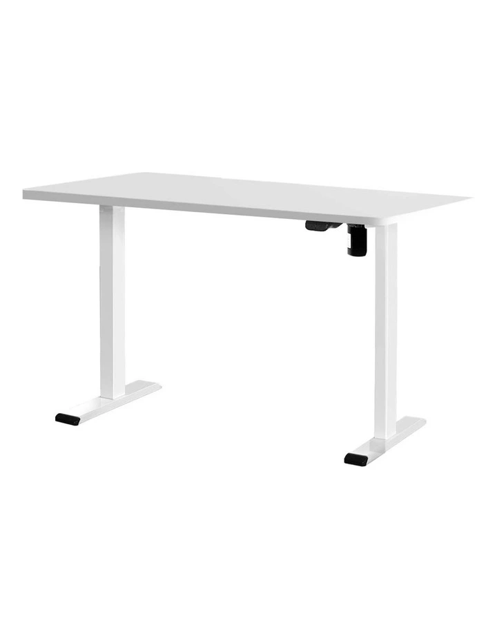 Electric Standing Desk in White