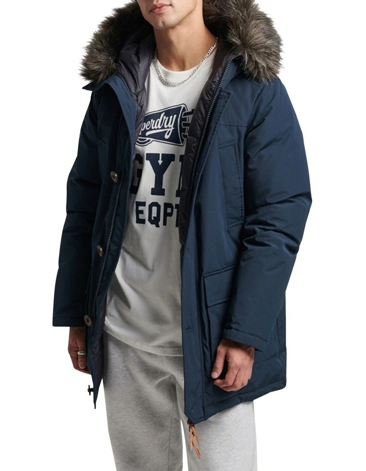 New Rookie Down Parka in Dark Navy